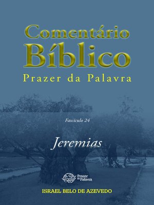cover image of Bíblia de Estudo Prazer da Palavra, Fascículo 24